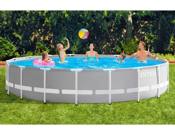 Бассейн каркасный Intex Prism Frame Pool, 549 х 122 см + фильтр-насос + аксессуары
