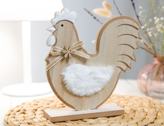 Декоративная фигурка ПЕТУШОК ЧИППИ, МДФ, 18 см