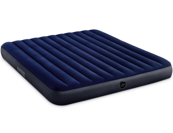 Двуспальный надувной матрас Intex Classic Downy Bed (King), 183х203х25 см