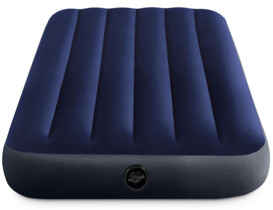 Надувная кровать (матрас Intex) Classic Downy Bed, (Twin), 99х191х25см