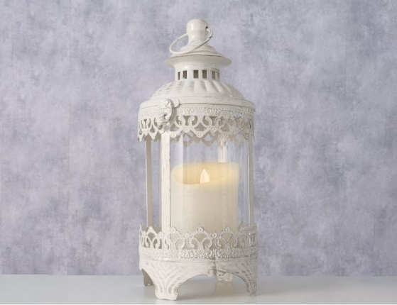 Декоративный фонарь-подсвечник ШАХРИСАБ, металл, стекло, 29 см