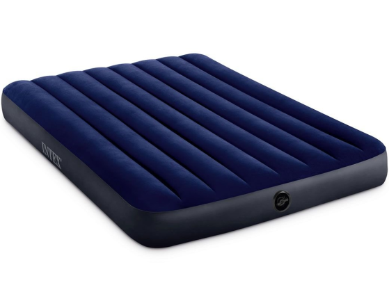 Полуторный надувной матрас Intex Classic Downy Bed (Full), 137х191х25 см
