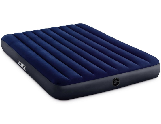 Двуспальный надувной матрас Intex Classic Downy Bed (Queen), 152х203х25 см