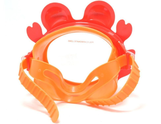 Веселая детская маска для плавания Краб Fun masks, 3-8 лет