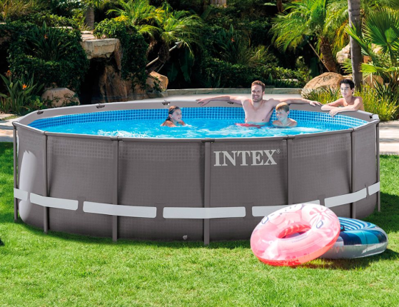 Бассейн каркасный Intex Ultra XTR Frame Pool, 549х132см + песочный фильтр-насос + аксессуары