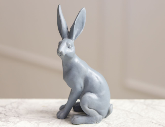 Декоративная фигура КРОЛИК КЕВИН, полистоун, 12 см