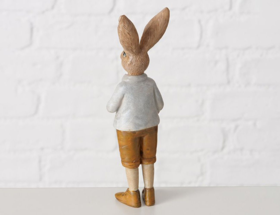Декоративная фигура КРОЛИК КОЛИН, полистоун, 15 см