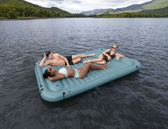 Надувной матрас-платформа для плавания Sun Soaker, 269х183х25,5 см, BestWay