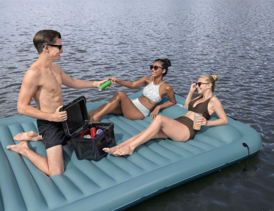 Надувной матрас-платформа для плавания Sun Soaker, 269х183х25,5 см, BestWay