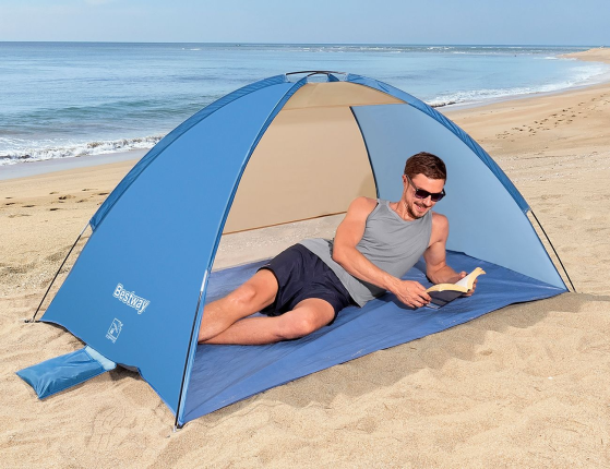 Пляжная двухместная палатка Beach Ground 2, 200х120х95 см, BestWay