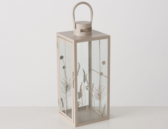 Набор декоративных подсвечников-фонарей МАСХОЛЬМ, металл, стекло, 25-36 см, 2 шт.