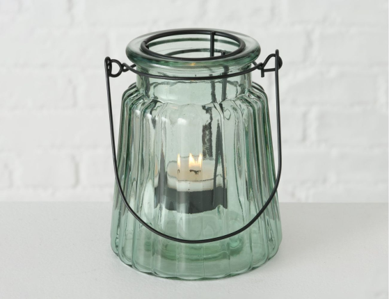 Набор декоративных подсвечников ЧЕРИЗ, стекло, 12 см, 2 шт.