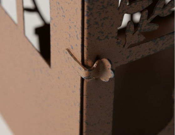 Набор фонарей-подсвечников ДОМИКИ ШАТОНЗ, металл, 25 см, 2 шт.