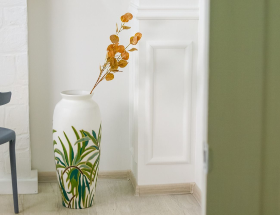 Напольная керамическая ваза ШЕПОТ БАМБУКА, 65 см