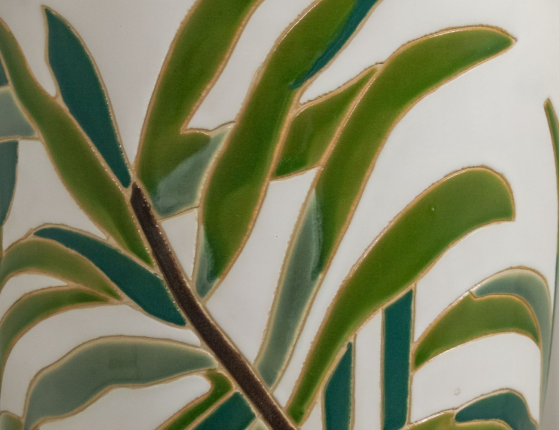 Напольная керамическая ваза ШЕПОТ БАМБУКА, 65 см