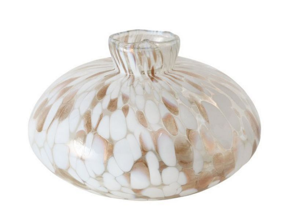 Декоративная ваза-подсвечник ЭВЕЛИЯ, стекло, 10 см