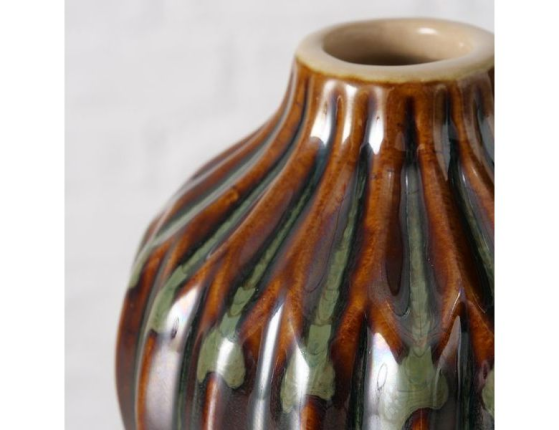 Набор декоративных ваз БОССЕН, керамика, 10 см, 2 шт.