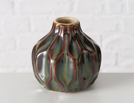 Набор декоративных ваз БОССЕН, керамика, 10 см, 2 шт.