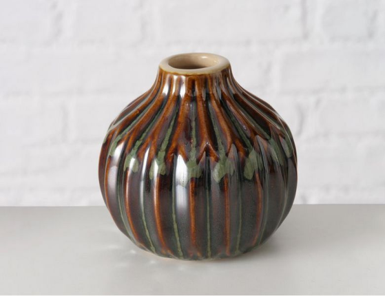 Набор декоративных ваз БОССЕН, керамика, 10 см, 2 шт.