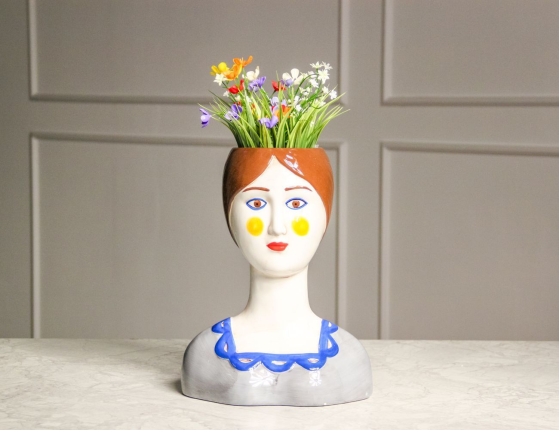 Декоративная ваза КИНЗИЯ, керамика, 30 см