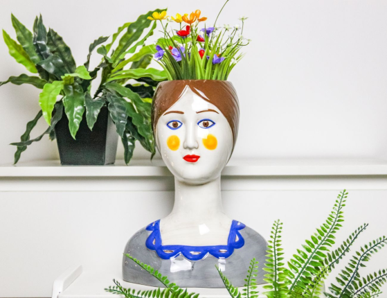 Декоративная ваза КИНЗИЯ, керамика, 30 см