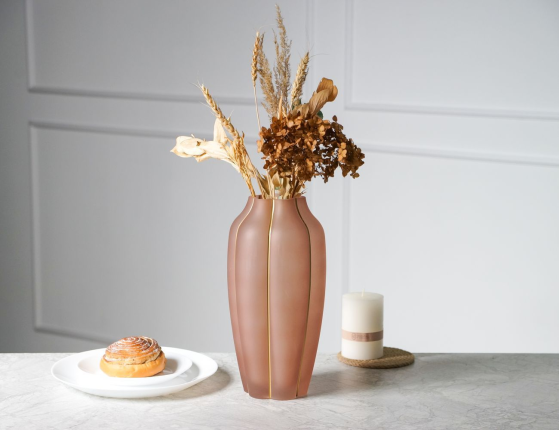 Декоративная ваза ВЕРЕНА, стекло, 30 см