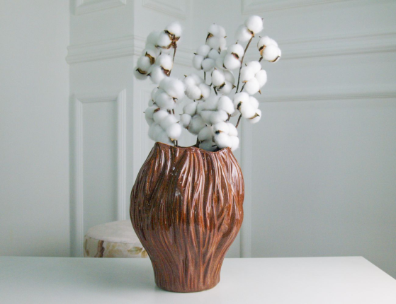 Декоративная ваза ЭРАТО, керамика, 26х22 см