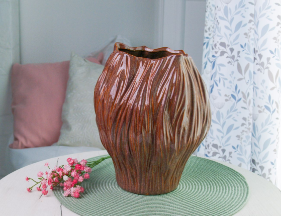 Декоративная ваза ЭРАТО, керамика, 26х22 см