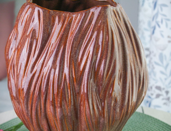 Декоративная ваза ЭРАТО, керамика, 26х22 см