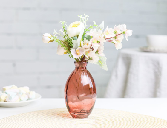 Декоративная ваза-бутыль БОТЕЙЯ, терракотовая, 12 см