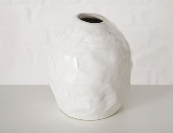 Набор декоративных ваз АРПИНО, керамика, молочный, 11 см, 3 шт.