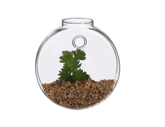 Настенный флорариум с искусственными растениями СУККУЛЕНТЫ: СПЕССО, 10 см