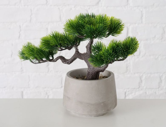 Искусственный бонсай МИЯДЗУ, керамика, пластик, 21 см