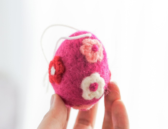 Подвесные пасхальные украшения ДОБРЫЙ ПРАЗДНИК, 6 см, 4 шт.