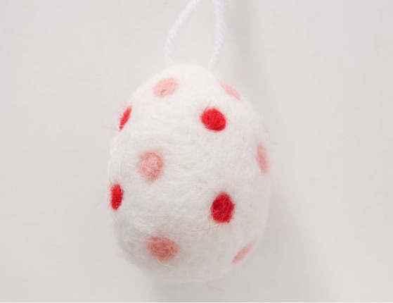 Подвесные пасхальные украшения ДОБРЫЙ ПРАЗДНИК, 6 см, 4 шт.