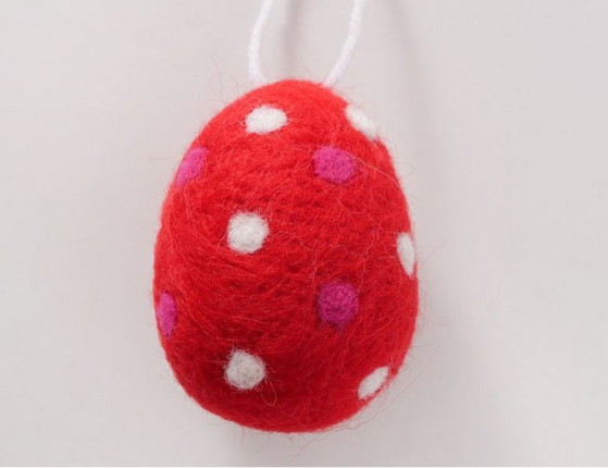 Подвесные пасхальные украшения ДОБРЫЙ ПРАЗДНИК, 6 см, 4 шт.