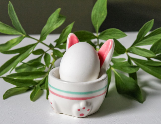 Подставка для яйца УШАСТИК-ОЗОРНИК, керамика, 8 см