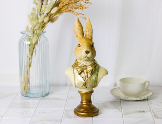Декоративная статуэтка МИСТЕР КРОЛИК, полистоун, 31 см