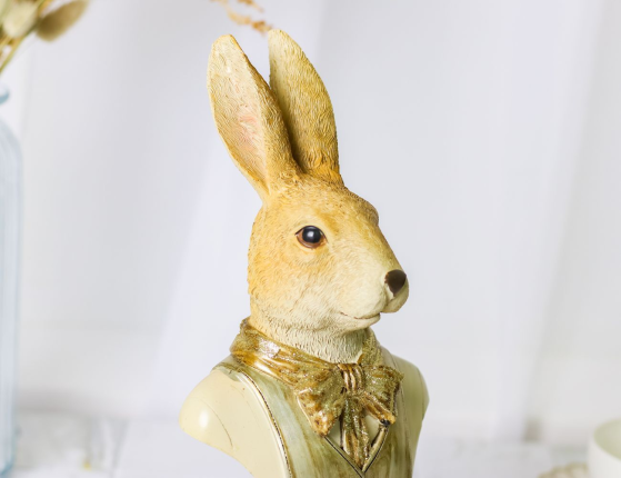 Декоративная статуэтка МИСТЕР КРОЛИК, полистоун, 31 см