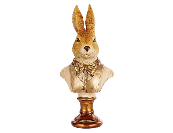 Декоративная статуэтка МИСТЕР КРОЛИК, полистоун, 31 см