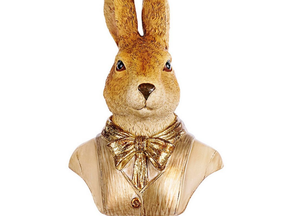Декоративная статуэтка МИСТЕР КРОЛИК, полистоун, 31 см