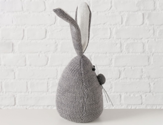 Дверной ограничитель, стоппер КРОЛИК МАРИУС, текстиль, 34 см