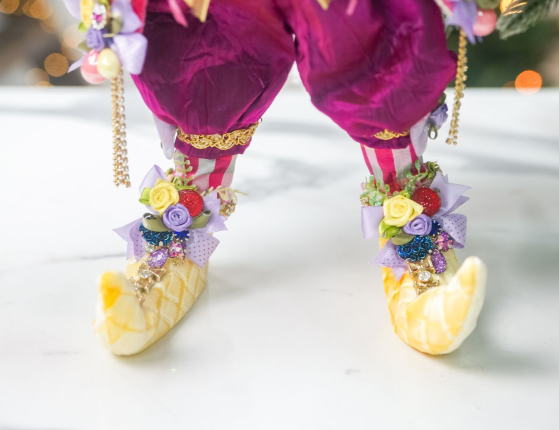 Коллекционная кукла ЭЛЬФ КРОЛЬ - ПРАЗДНИЧНОЕ НАСТРОЕНИЕ, 47 см