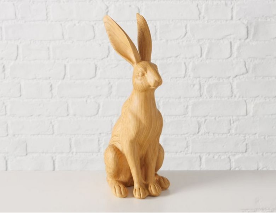 Декоративная фигура КРОЛИК КАЛВИН, полистоун, 31 см