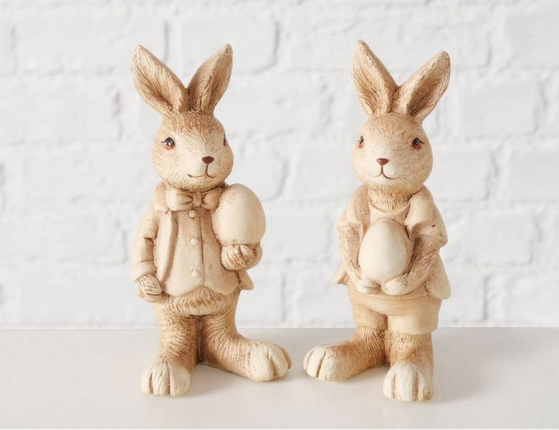 Набор декоративных фигур УШАСТИКИ ПОЗДРАВЛЯЮТ, магнезит, 12 см, 2 шт.