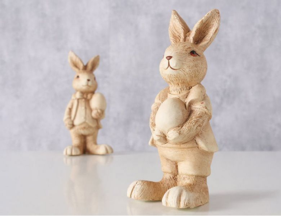 Набор декоративных фигур УШАСТИКИ ПОЗДРАВЛЯЮТ, магнезит, 12 см, 2 шт.