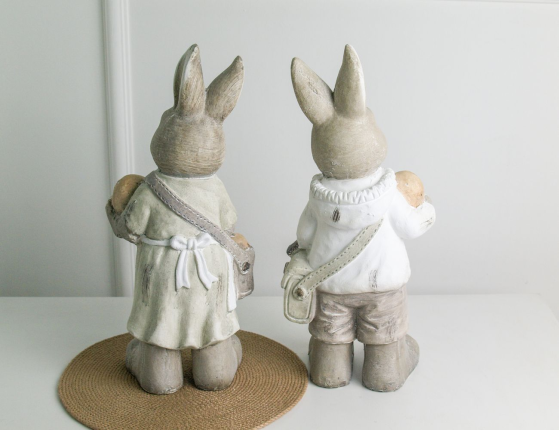 Набор декоративных фигур УШАСТИКИ С ПОДАРКАМИ, 40 см, 2 шт.