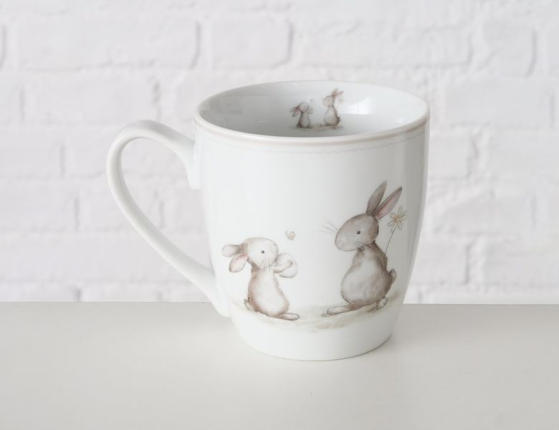 Кружка ЗАЯЧЬИ ЗАБАВЫ: ПОДАРКИ, фарфор, 480 мл