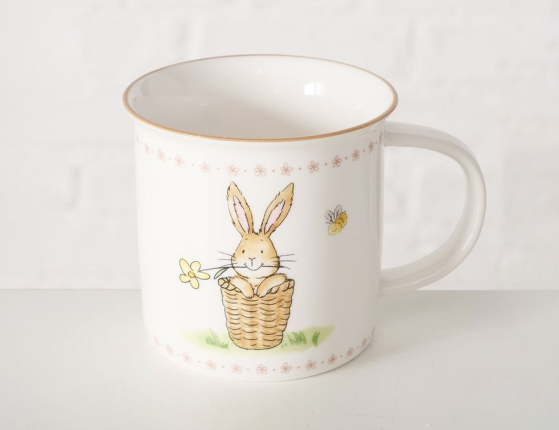 Кружка ЗАЙКИ: ВОТ И ЛЕТО, фарфор, 370 мл