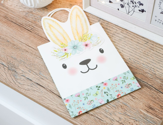 Подарочный пакет ЗАЙКА КРОНИ, бумага, 23х18 см